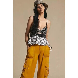 NWT By Anthropologie Freida Layered Sweater Tank top size L